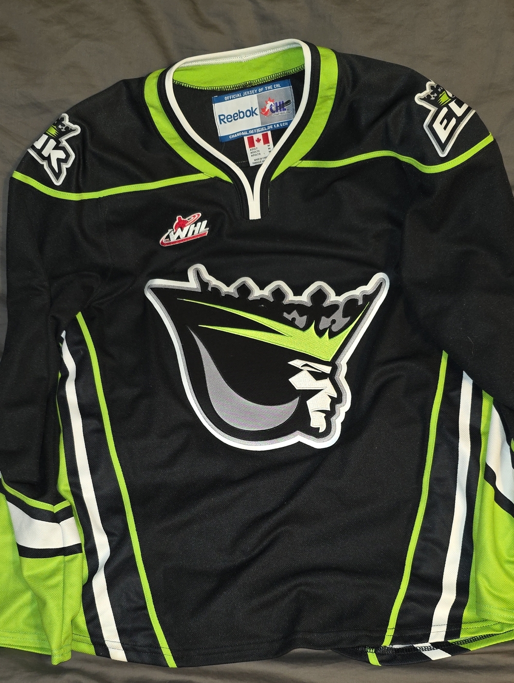 RARE Edmonton Oil Kings Reebok Alternate Jersey
